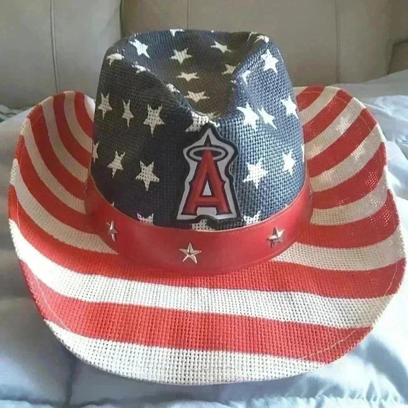 Angels USA stars & stripes Cowboy hat - Picture 1 of 6